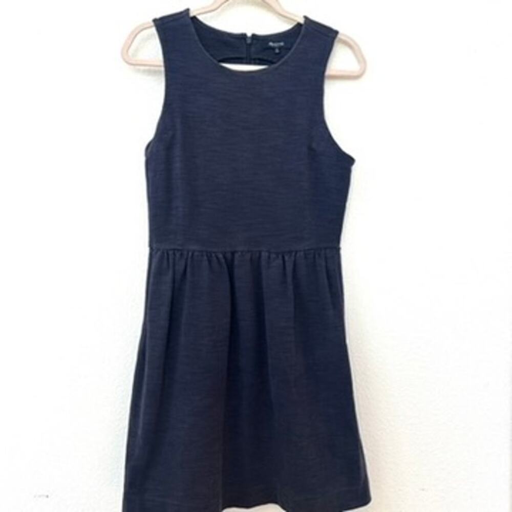 Madewell‎ Sleeveless Fit & Flare Dress in Navy, Size M, Excellent Condition